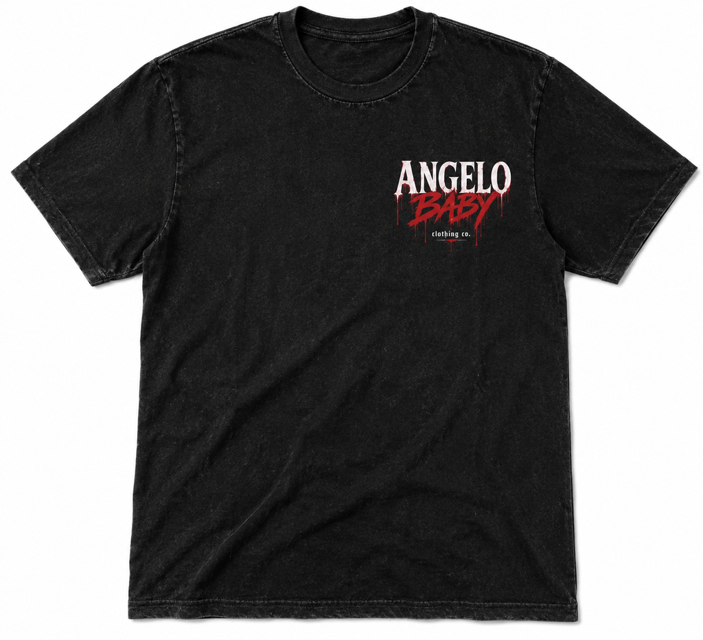 Short sleeve distressed